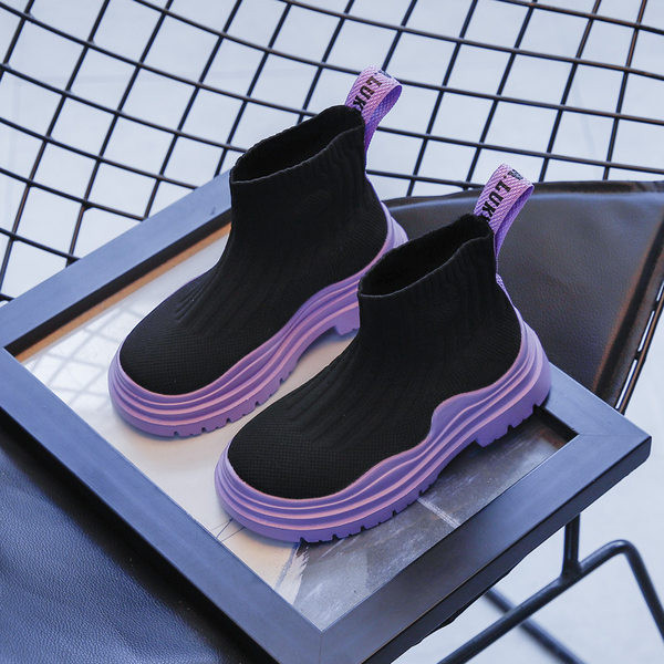 Gyermek zokni színes talppal