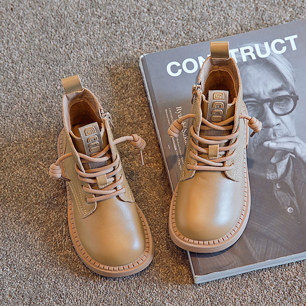 Öko bőrből készült őszi bokacsizma