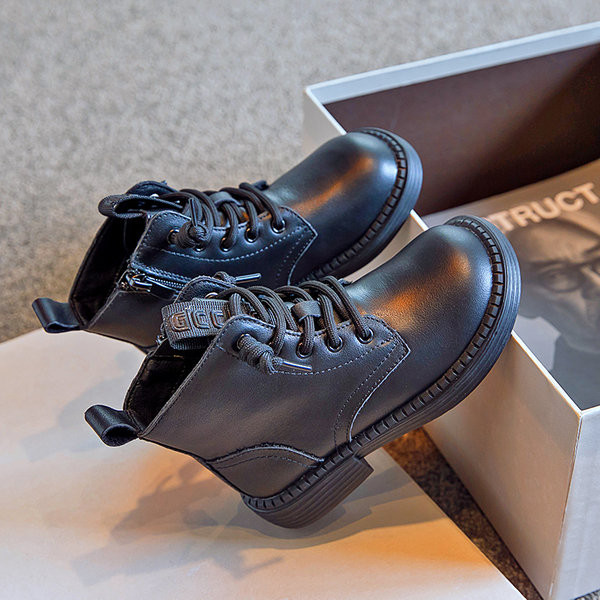 Öko bőrből készült őszi bokacsizma