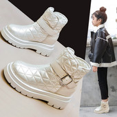 Cizme de copii actuale cu cataramă model rotunjită