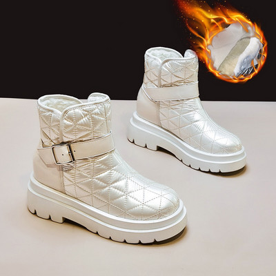 Cizme de copii actuale cu cataramă model rotunjită