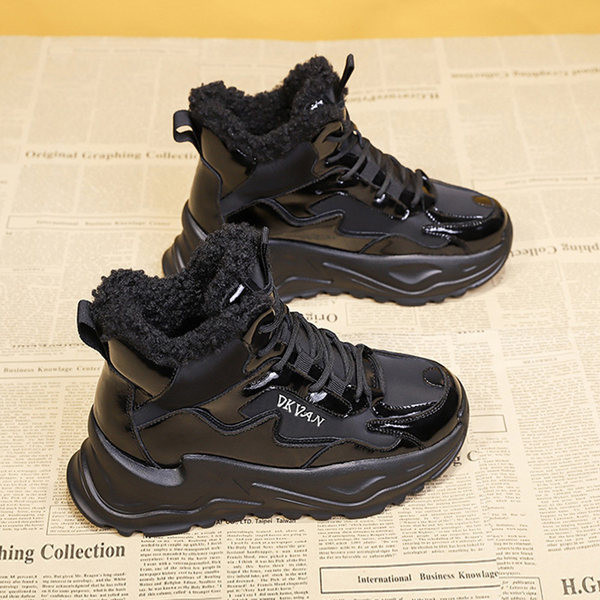 Παιδικά χειμωνιάτικα αδιάβροχα μποτάκια με ζεστή φόδρα και κορδόνια