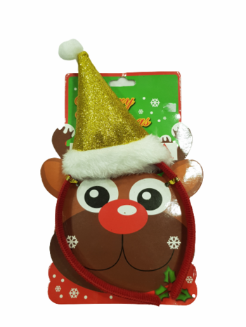 Коледен аксесоар Ahelos, Диадема, С шапка, различни цветове