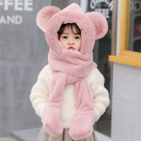 Καπέλο, κασκόλ και γάντια 3 σε 1