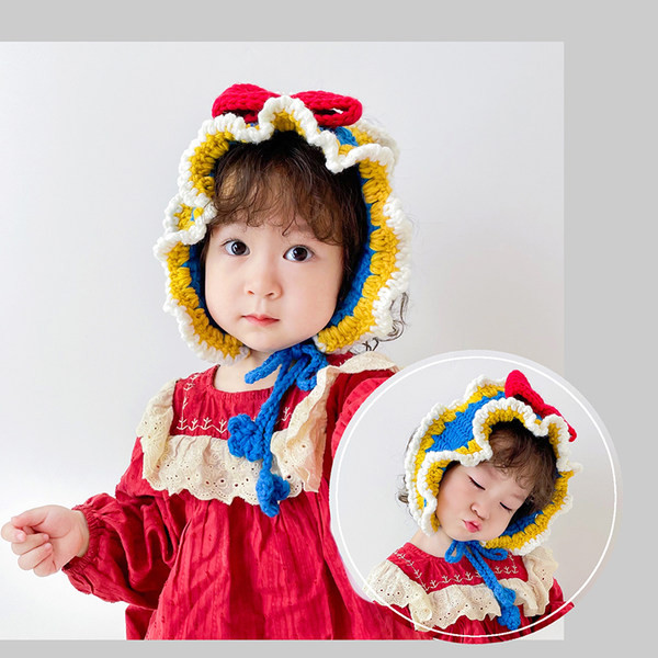 Χειμερινή πλεκτή κορδέλα για κορίτσια