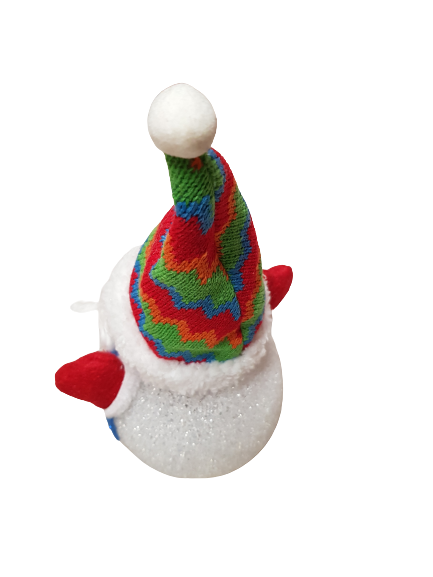 Коледна декорация, Снежен Човек, Светещ , 30 см