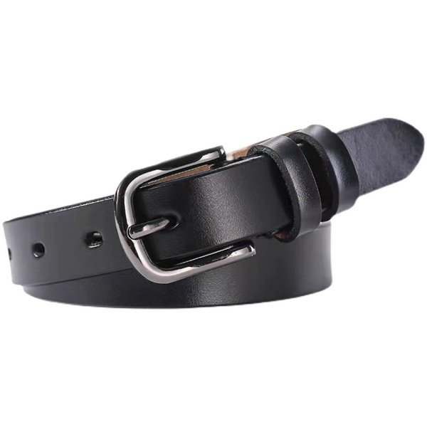 Muški kožni remen sa kopčom - crne boje