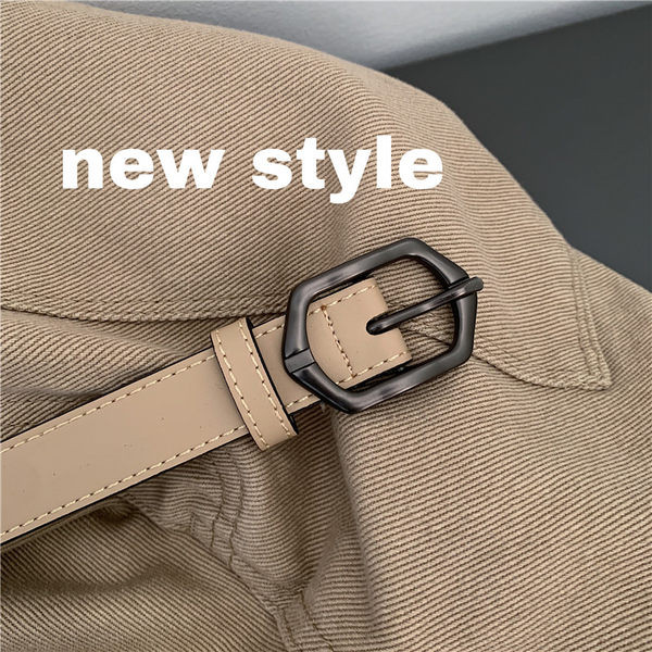 Curea bărbătească din piele cu cataramă metalică - mai multe culori