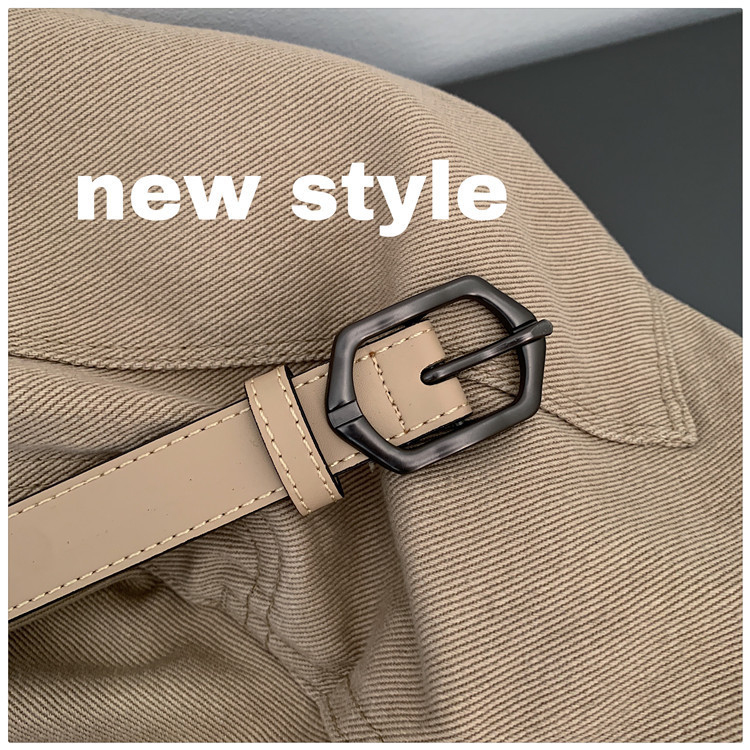 Curea bărbătească din piele cu cataramă metalică - mai multe culori