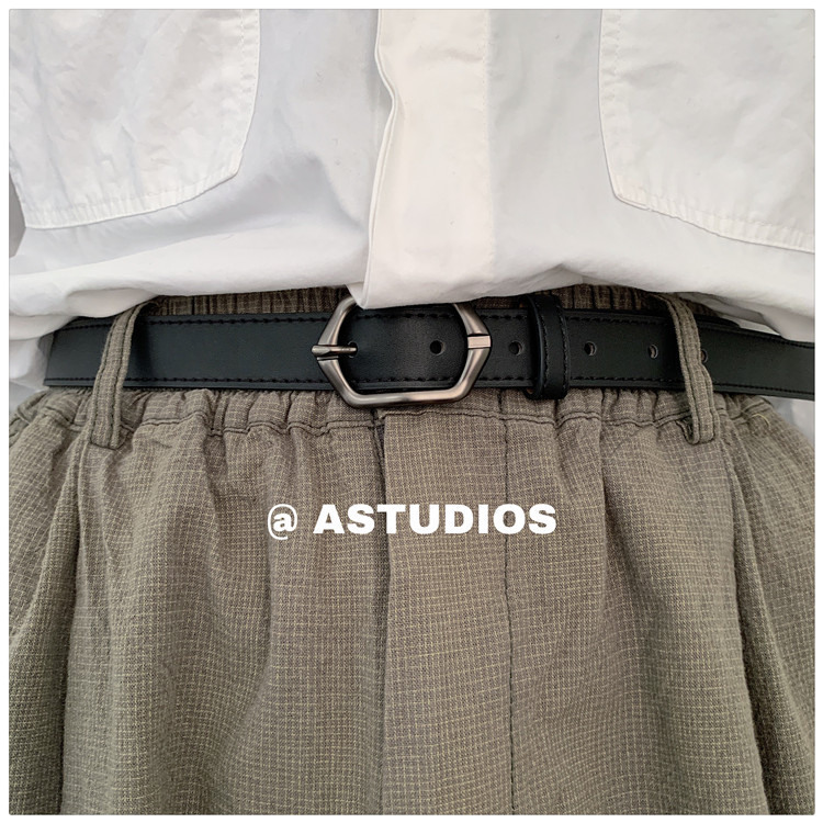 Curea bărbătească din piele cu cataramă metalică - mai multe culori