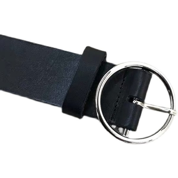 Νέο μοντέλο ανδρική ζώνη με στρογγυλή αγκράφα