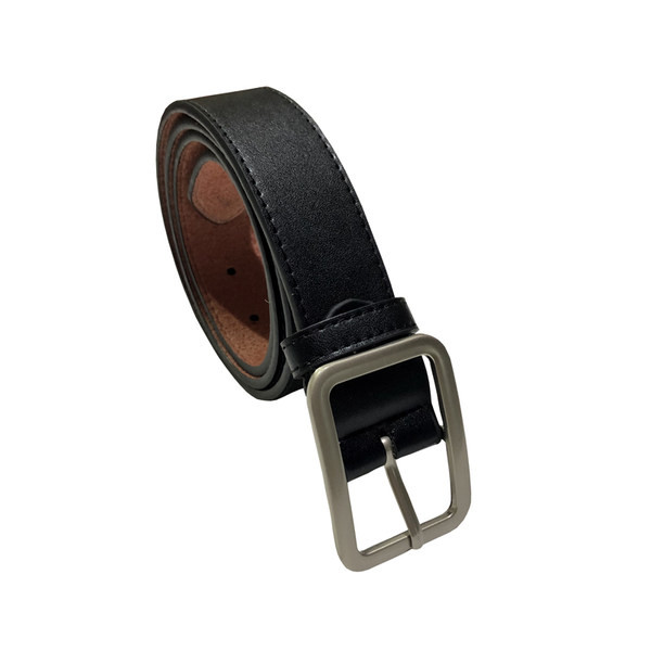 Ανδρική casual έκο δερμάτινη ζώνη με τετράγωνη αγκράφα νέο μοντέλο