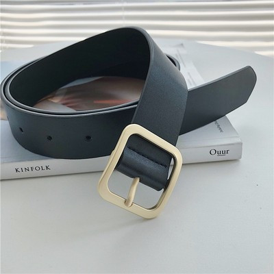 Ανδρική ζώνη από οικολογικό δέρμα με τετράγωνη πόρπη - τρία μοντέλα