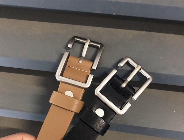 Ανδρική έκο δερμάτινη ζώνη τετράγωνη αγκράφα