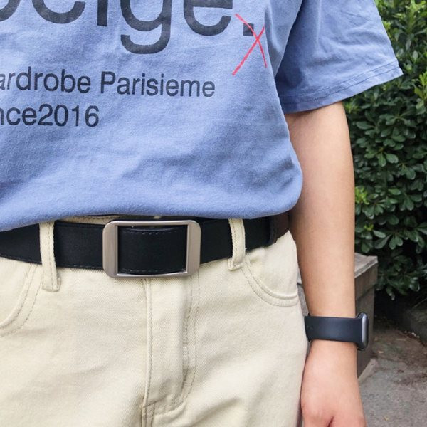 Ανδρική ζώνη σε δύο χρώματα από συνθετικό δέρμα