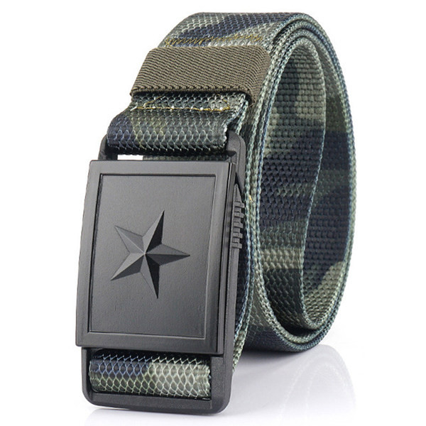 Ανδρική υφασμάτινη ζώνη με αγκράφα