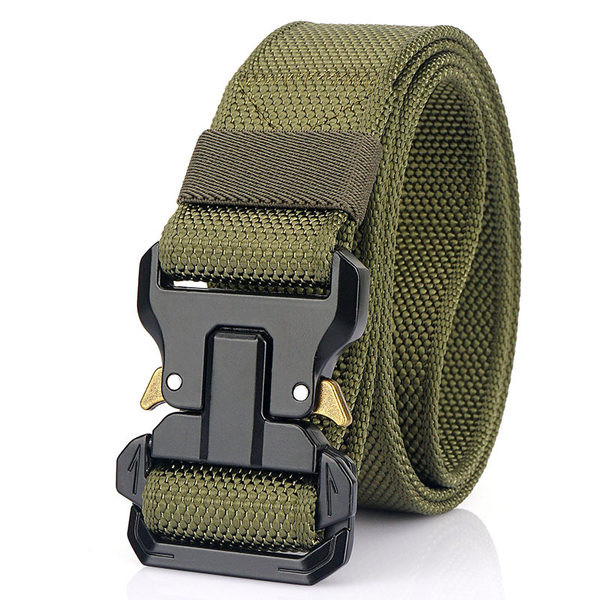 Ανδρική μοντέρνα ελαστική ζώνη με αγκράφα