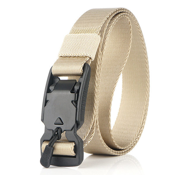 Ανδρική υφασμάτινη ζώνη με πλαστικό κούμπωμα