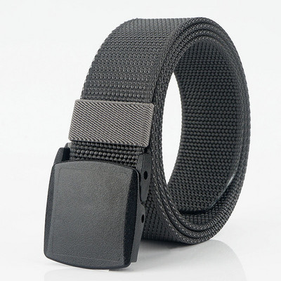 Curea textila pentru barbati cu catarama metalica