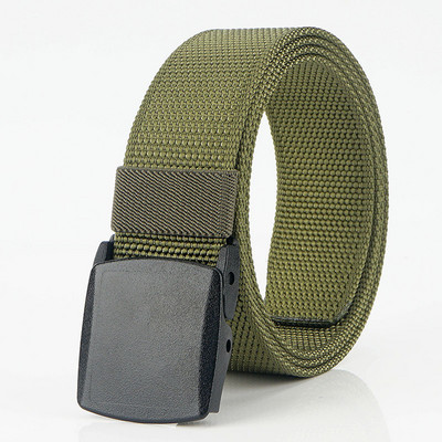 Curea textila pentru barbati cu catarama metalica