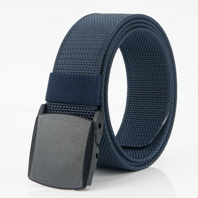 Curea textila pentru barbati cu catarama metalica