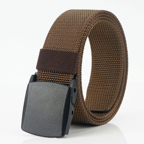 Curea textila pentru barbati cu catarama metalica