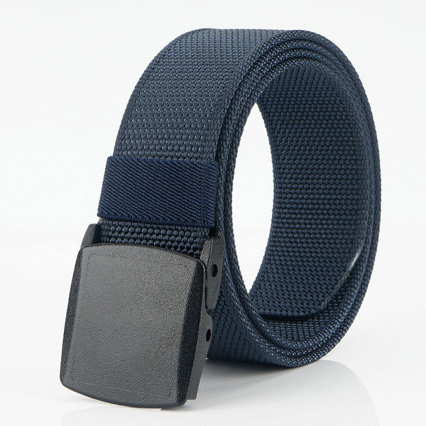 Curea textila pentru barbati cu catarama metalica