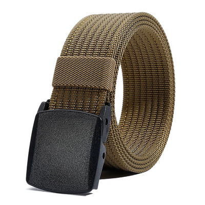 Ανδρική υφασμάτινη ζώνη casual με μεταλλικό δέσιμο νέο μοντέλο