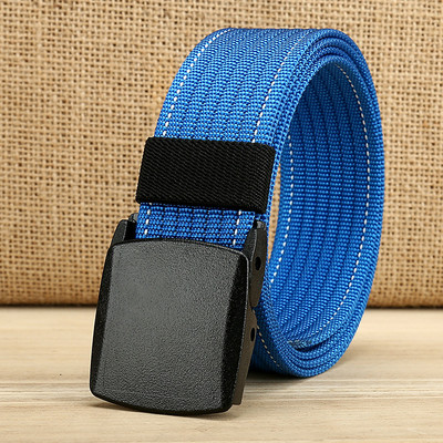 Ανδρική υφασμάτινη ζώνη casual με μεταλλικό δέσιμο νέο μοντέλο