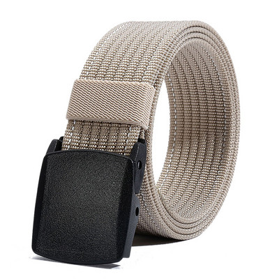 Ανδρική υφασμάτινη ζώνη casual με μεταλλικό δέσιμο νέο μοντέλο