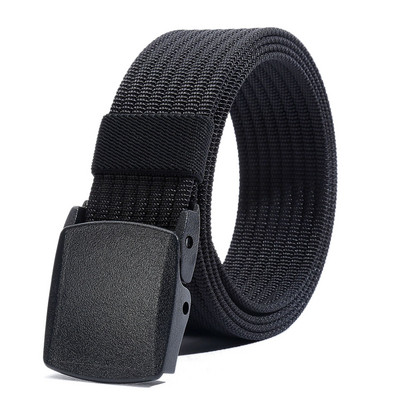 Ανδρική υφασμάτινη ζώνη casual με μεταλλικό δέσιμο νέο μοντέλο