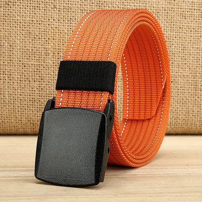 Ανδρική υφασμάτινη ζώνη casual με μεταλλικό δέσιμο νέο μοντέλο