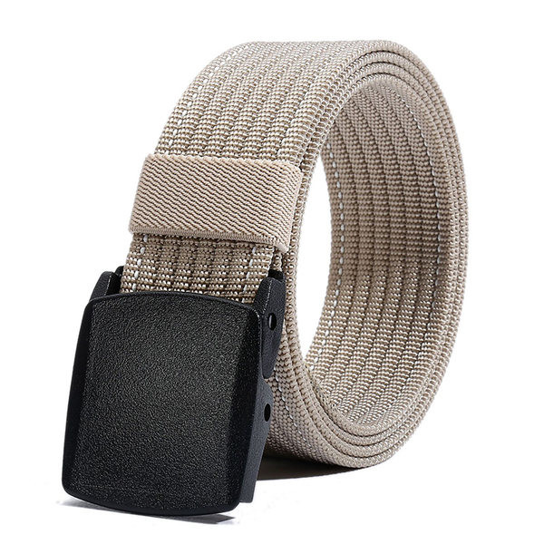Ανδρική υφασμάτινη ζώνη casual με μεταλλικό δέσιμο νέο μοντέλο