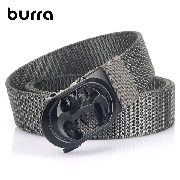 Μοντέρνα ανδρική πάνινη ζώνη με μεταλλική πόρπη