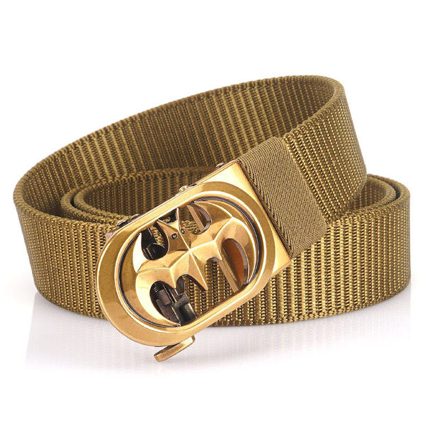 Μοντέρνα ανδρική πάνινη ζώνη με μεταλλική πόρπη