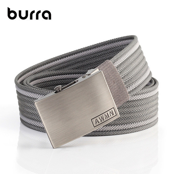 Καθημερινή υφασμάτινη ζώνη με μεταλλικό κούμπωμα