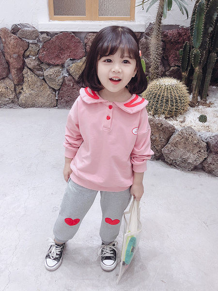 Παιδικό σετ μακρυμάνικο με επιγραφή