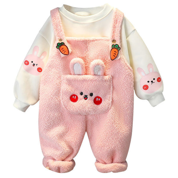 Παιδικό σετ με κέντημα και τρισδιάστατα στοιχεία για κορίτσια