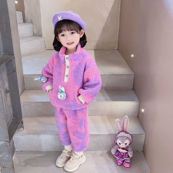 Παιδικό φλοράλ πουπουλένιο σετ για κορίτσια