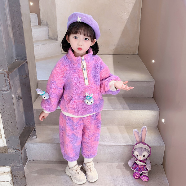 Παιδικό φλοράλ πουπουλένιο σετ για κορίτσια