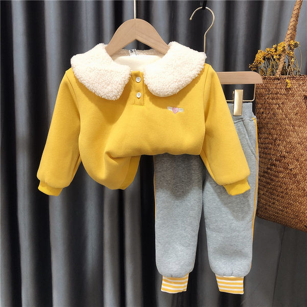 Set de iarna pentru copii model nou din doua piese pentru fete