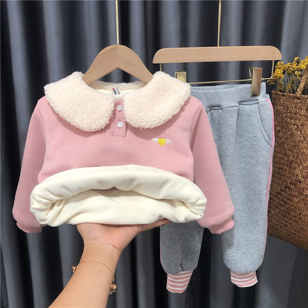 Set de iarna pentru copii model nou din doua piese pentru fete