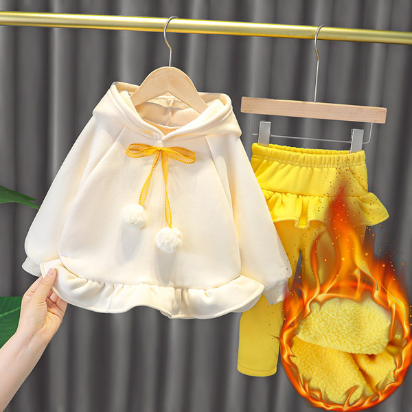 Μοντέρνο παιδικό σετ μπλούζα και παντελόνι για κορίτσια