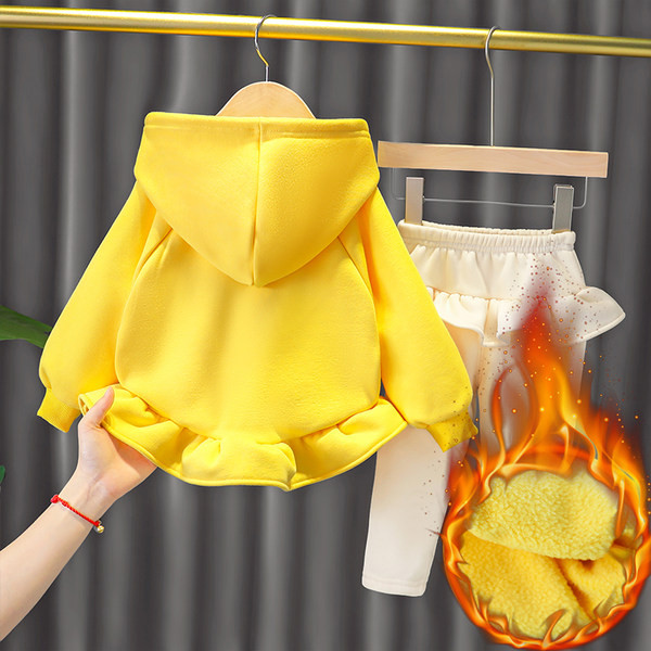 Μοντέρνο παιδικό σετ μπλούζα και παντελόνι για κορίτσια