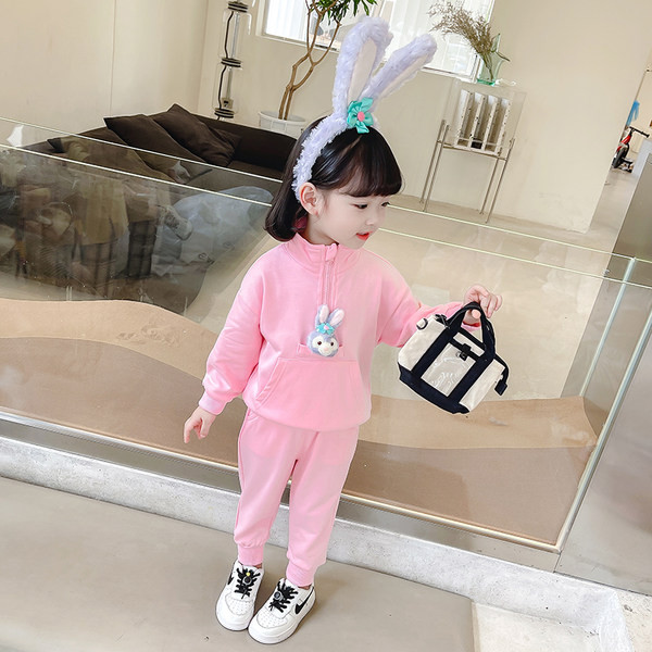 Gyerek sportkészlet lányoknak rózsaszín és lila színben