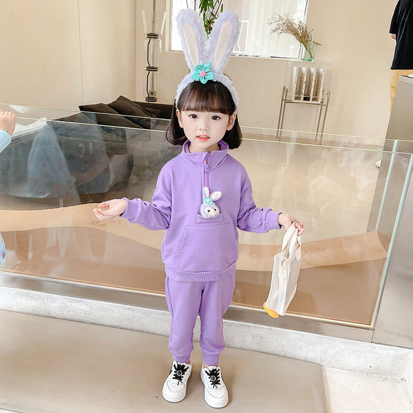 Gyerek sportkészlet lányoknak rózsaszín és lila színben