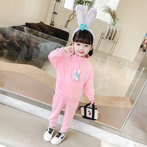 Gyerek sportkészlet lányoknak rózsaszín és lila színben