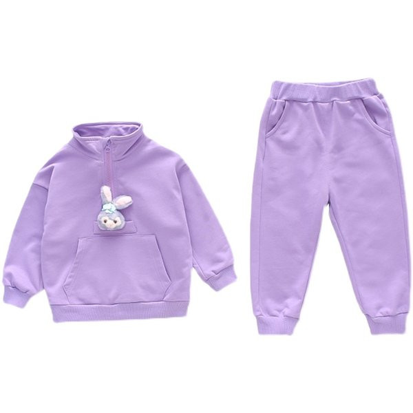 Gyerek sportkészlet lányoknak rózsaszín és lila színben