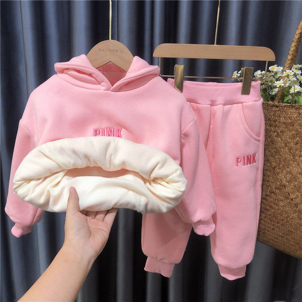 Modern gyerekkészlet lányoknak rózsaszín és lila színben