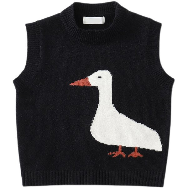 Stílusos gyerek szett lányoknak farmer ingből és mellényből